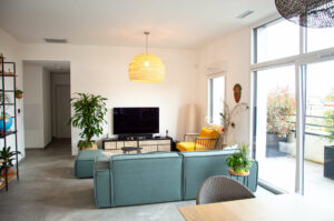 Un appartement conçu par Terralia Immobilier & décoré par Moodntone.com