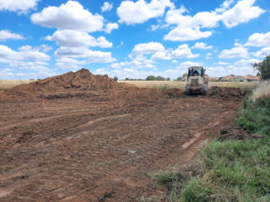 Démarrage des travaux et début de l'aménagement de notre lotissement de Mont-Bonvillers