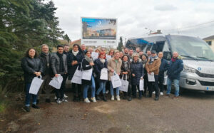 L’équipe commerciale du CIC Meurthe-et-Moselle découvre le site de notre prochaine résidence de Thionville-Garche