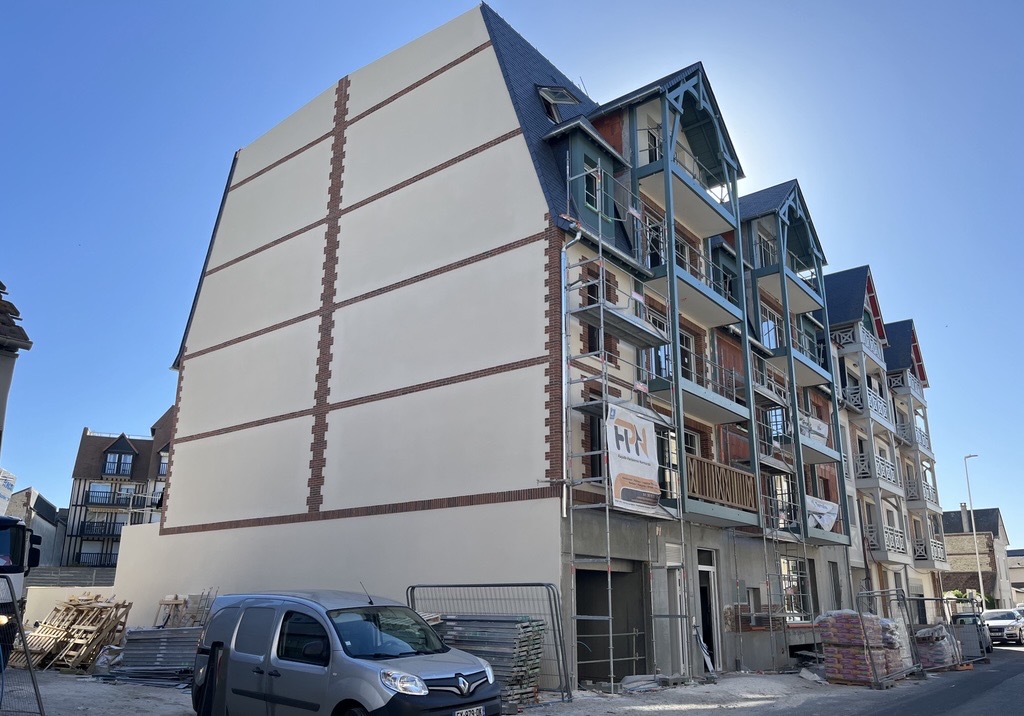 Avancement des travaux de notre résidence Cadence à Deauville