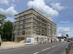 Le chantier de la résidence Metman à Metz poursuit son avancée