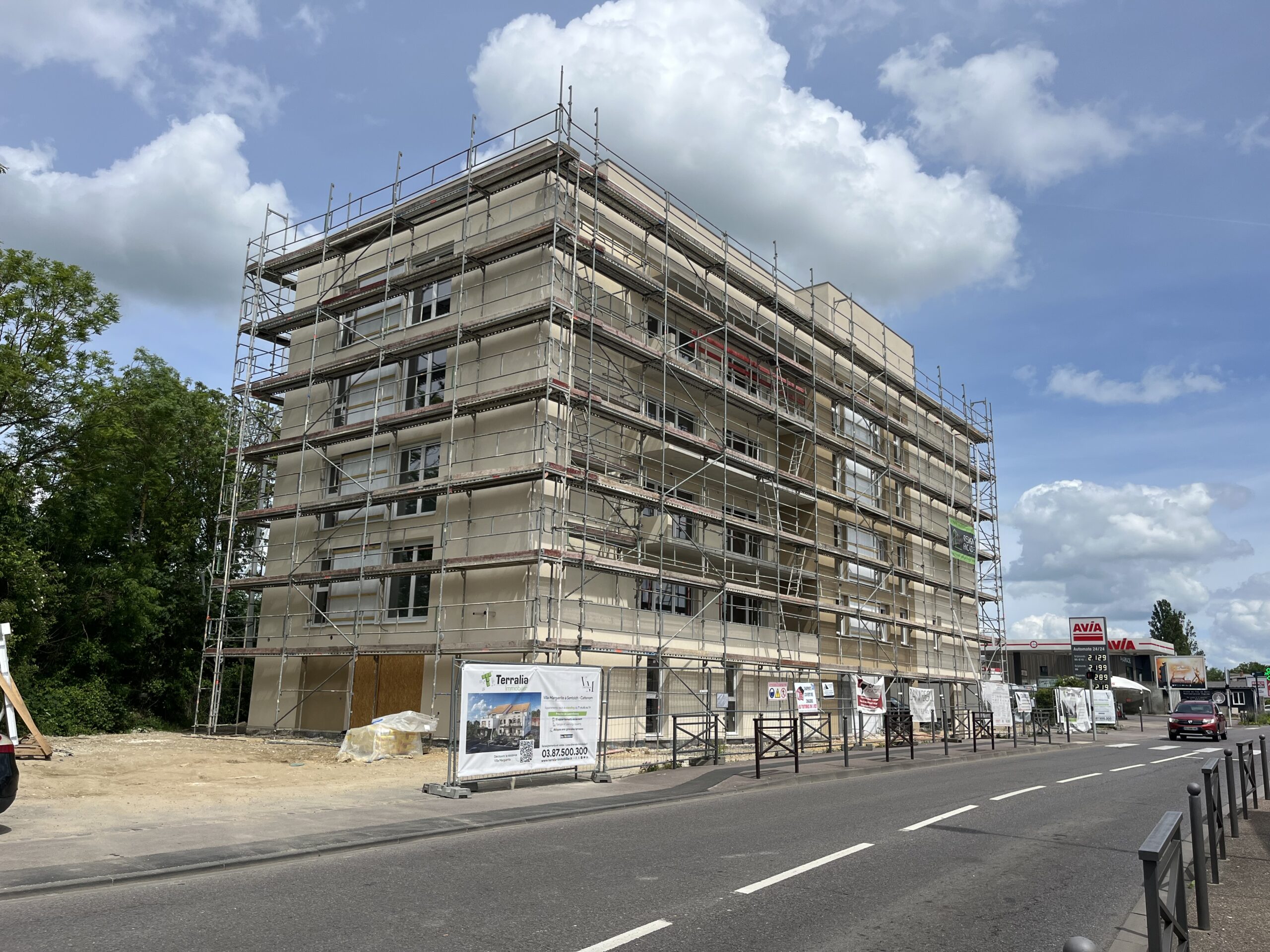Le chantier de la résidence Metman à Metz poursuit son avancée